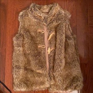 fur vest